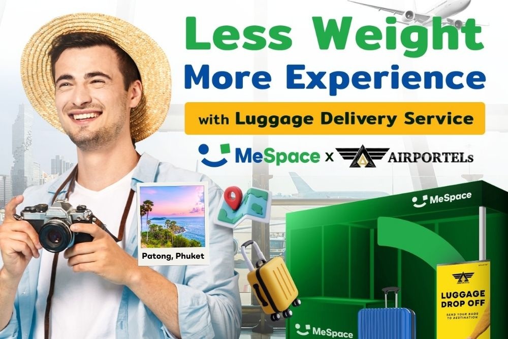 MeSpace x AIRPORTEL: Convenient Luggage Delivery Service in Phuket